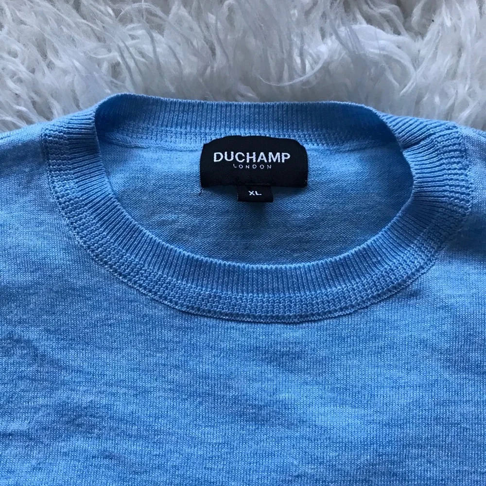 DUCHAMP‎ LONDON HEATHER LIGHT BLUE SWEATER